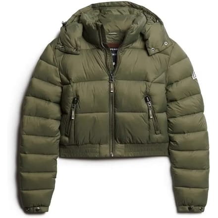 Kort damesjack met capuchon Superdry Fuji