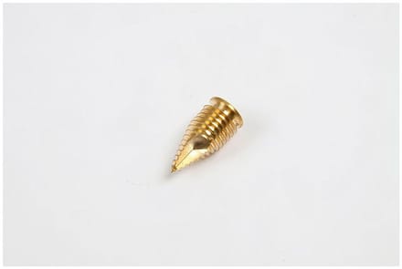 Pike N Bass Messing 4 Zelfborende M8-inzetstukken Rugleuning Goud M8