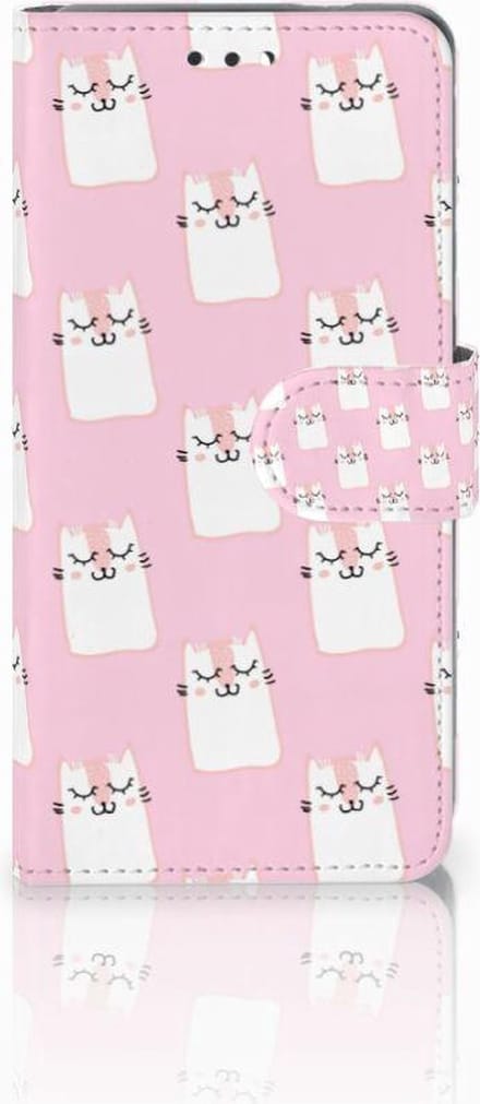 Nokia 3.1 (2018) Telefoonhoesje met Pasjes Sleeping Cats