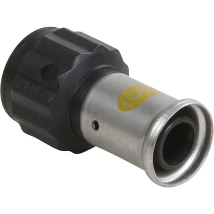 Henco gas pers schroefbus 1/2"x20mm