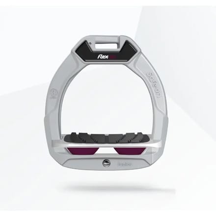 Veiligheidsequesters Paardrijden Ingebogen Grip Aluminium/Grijs/Plum Kinderen Flex-On Safe-On