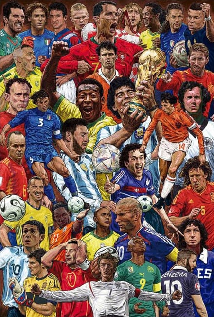 Legendary Footballers - Maxi Poster