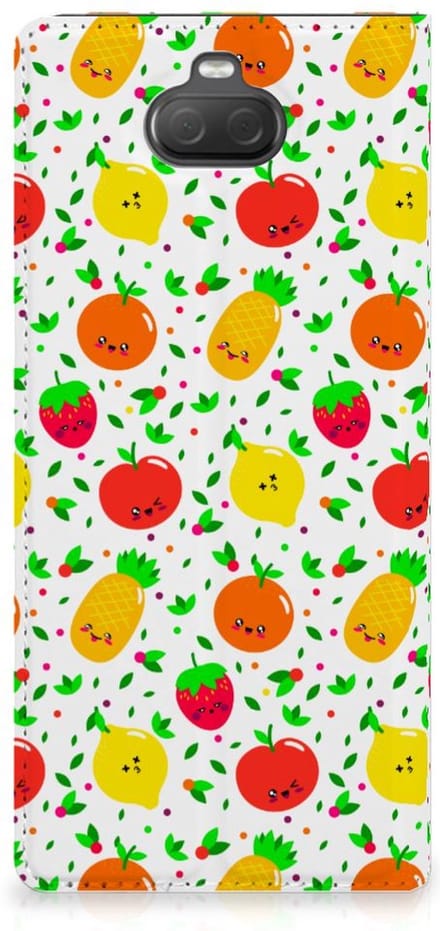 Sony Xperia 10 Plus Flip Style Cover Fruits