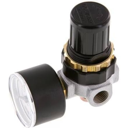 Drukregelaar G1/4'' 330l/min 0.5-16.0bar/7-232psi Zinkspuitgietstandaard 0