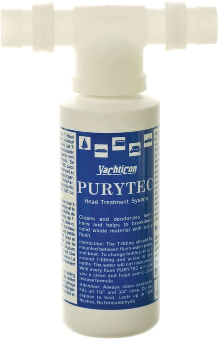 Purytec toilet gelspoeling Set met T-stuk 100 ml
