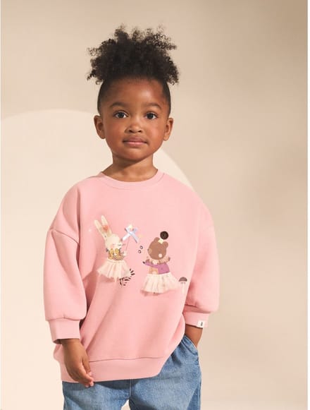 Next - Meisjes - Sweater met ronde hals - Roze