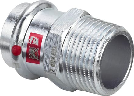 Viega Prestabo transition 54 x 2" sleeve/nipple galvanized steel