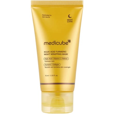 Medicube Treatments Nachtmasker: Kojinezuur & Kurkuma Omhullend Nachtherstel voor een Stralende Huid 75 ml