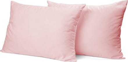 Eleganzzz Kussensloop Hotelsluiting Percal Katoen - Roze - Kussensloop 60x70cm - Kussenslopen set van 2 - 100% Katoen