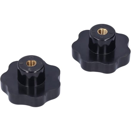 2 Stuks Stergreep Knop 7Ster Aandraaimoer Klemhandvat Machinegereedschap Accessoires M12 x 80
