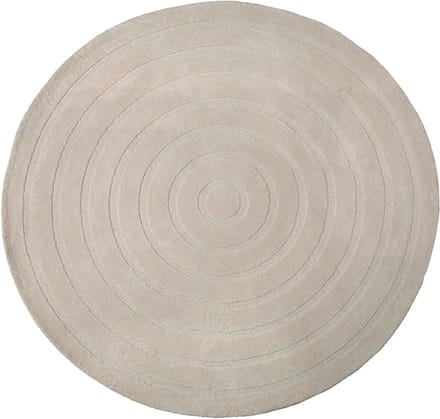 LABEL51 Agra Vloerkleden - Bruin - Polyester - 200x200 cm - Rond