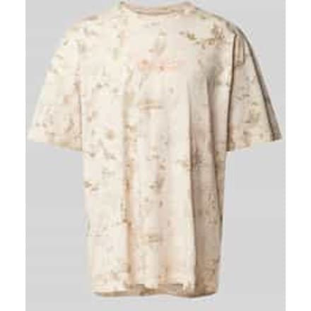 T-shirt met labelprint, model 'MUSCARI'