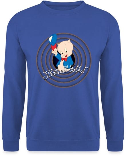 Looney Tunes Porky Pig Sweater Heren