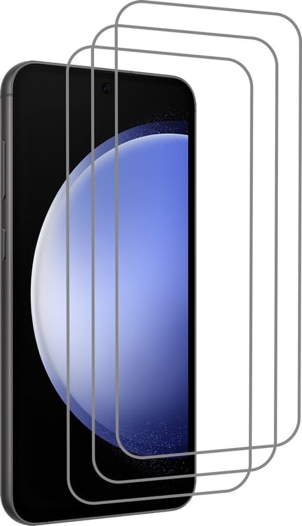 Screenprotector - 3 Stuks - Geschikt voor Samsung Galaxy S23 FE - Extra Sterk - Beschermglas - Gehard Glas - Tempered Glass - Screen Protector