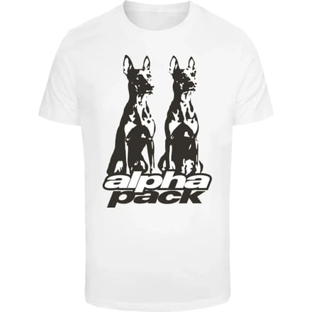 Mister Tee - Alpha Pack Heren Tshirt - S - Wit