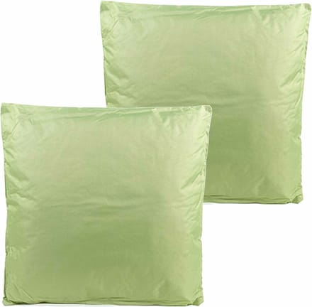 Anna's collection buitenkussens - 2x - mintgroen - 60 x 60 cm - binnen/buiten