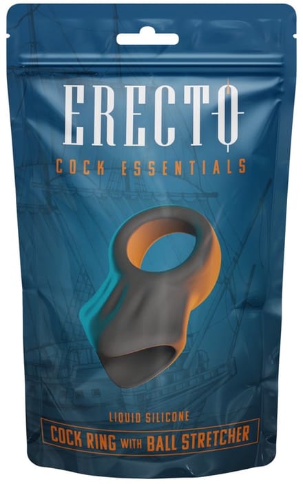 Erecto Cock Ring w Ball Stretc