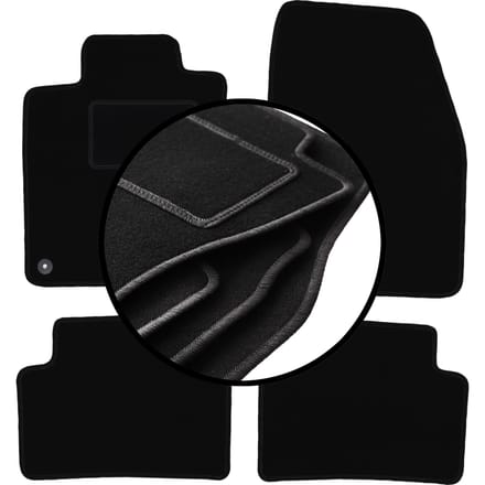 Complete set veloursmatten voor: Renault Kadjar SUV (2015-)