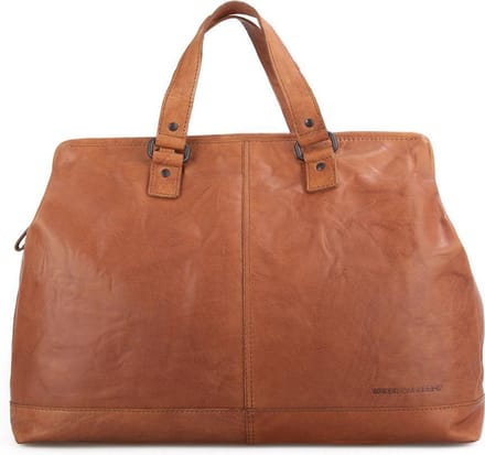 Leren Weekendtas - Silverado - Brandy Cognac