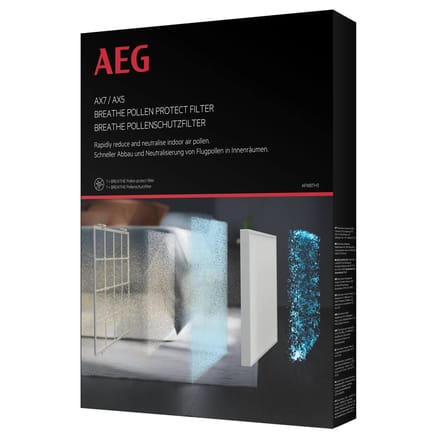 AEG AX5 en AX7 Breathe pollenbeschermingsfilter 9009233306