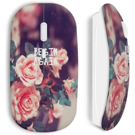 Souris Sans Fil Begin again roses