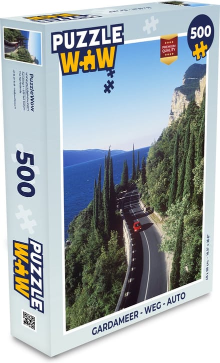 Puzzel Gardameer - Weg - Auto - Legpuzzel - Puzzel 500 stukjes