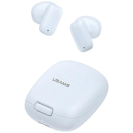USAMS ID Series - Bluetooth Hoofdtelefoon - 5.3 - Draadloos - Niebieski