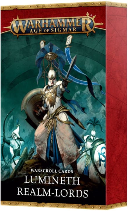 Lumineth Realmlords Warscroll Cards (Warhammer Age of Sigmar nieuw)
