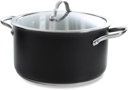 BK Purity Black soeppan 24 cm - inductie - RVS - zwart