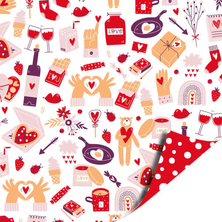 Cadeaupapier 70x200cm - Love