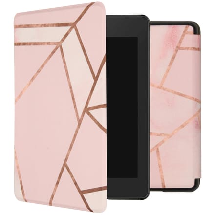imoshion Design Slim Hard Case Bookcase voor de Amazon Kindle Paperwhite 4 - Pink Graphic
