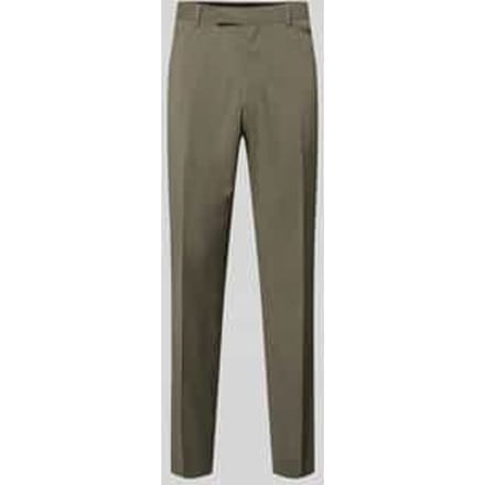 Straight fit stoffen broek van pure wol Model 'Tentua'