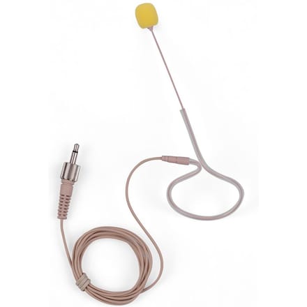 Lichtgewicht enkelvoudige oorhaak condensatormicrofoon microfoon 4-pins XLR voor draadloze bodypack-zender 3.5mm Plug