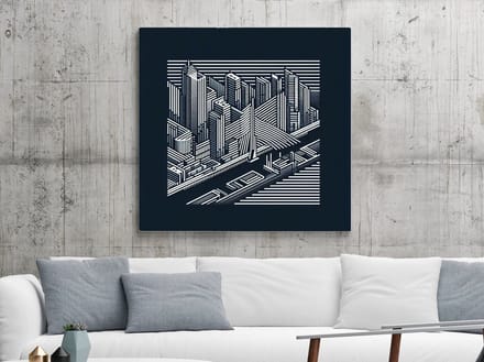 Kunstprint | Wanddecoratie | Dibond | 60 × 60 cm