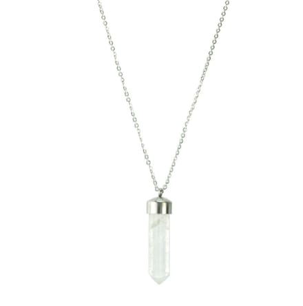 Behave - Necklace with Semi-Precious Stone - Minimalistische Ketting