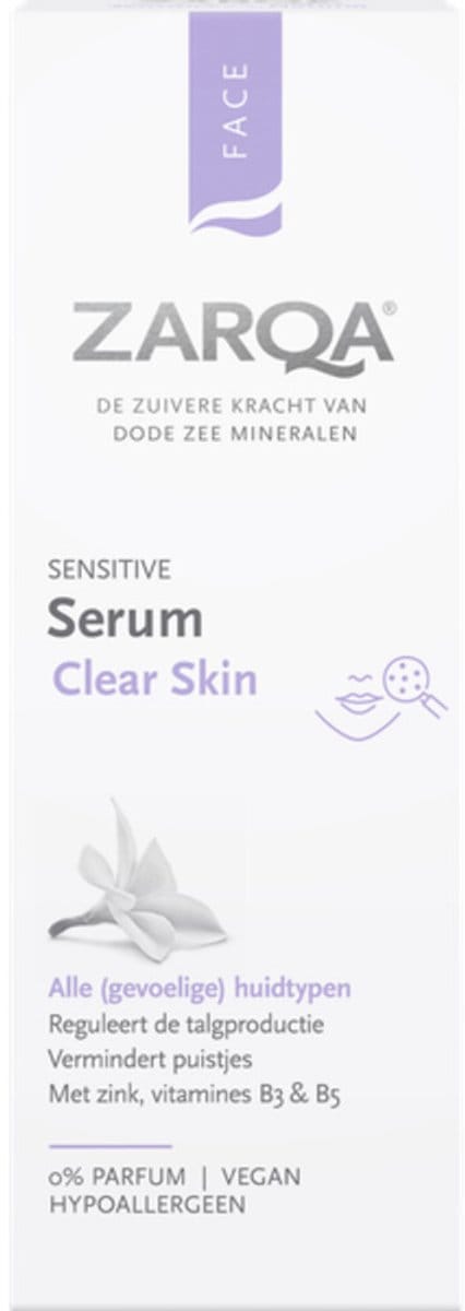 ZARQA Sensitive Serum Clear Skin - 30ml - Hypoallergeen