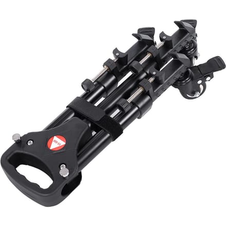 Kingjoy VX-600 Opvouwbare Statief Dolly 3 Wielen Standaard Katrolbasis Universele Camera black