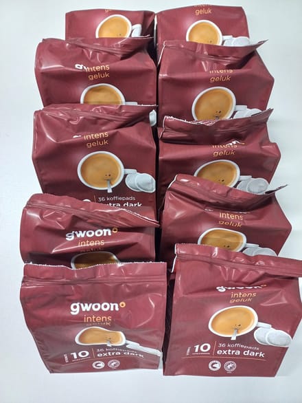 koffiepads extra strong gwoon - geschikt voor senseo® - multipak 10x 36 stuks