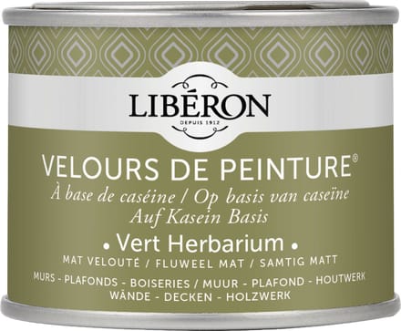 Liberon Velours De Peinture Muurverf - Mat - Vert Herbarium - 0,125l