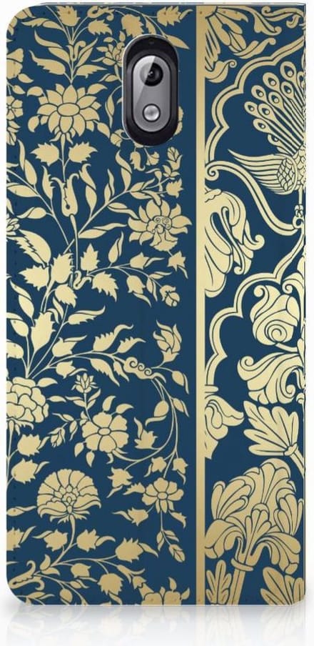 Nokia 3.1 (2018) Smart Cover Beige Flowers