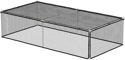 WITBOSCH - Moestuinbak - Fruit- en groentekooi voor moestuinbak 210x107 cm
