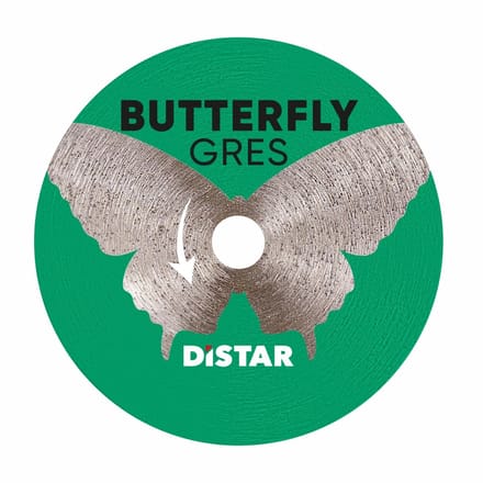 DISTAR - VLINDER - DIAMANTBLAD - 45 x 0,6 x 5,8 - ZONDER SCHACHT