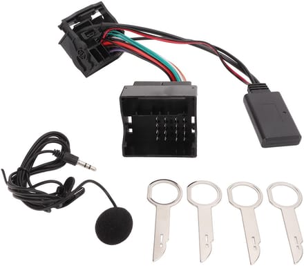 ONF3 - Bluetooth-audiokabelset - Draadloze Audio-adapter - Compact en lichtgewicht - Microfoonvervanging - Geschikt voor Focus Mondeo Fusion - E...