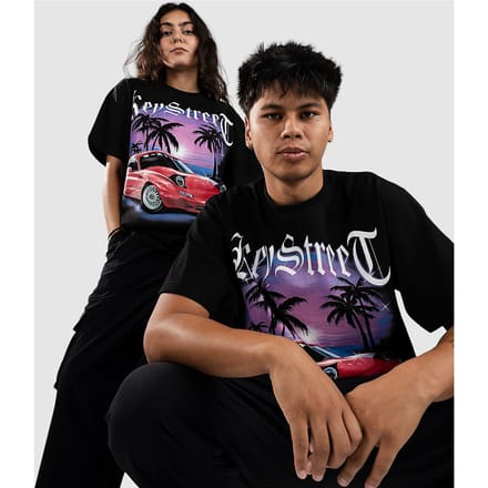 Key Street Hard Top T-Shirt zwart