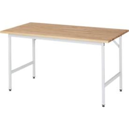 RAU werktafel, beuken blad, 1500 x 1000 x 800-850 mm