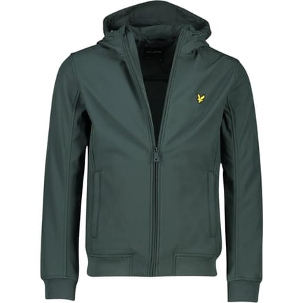 Lyle &amp; Scott Groene Softshelljas Met Fleecevoering