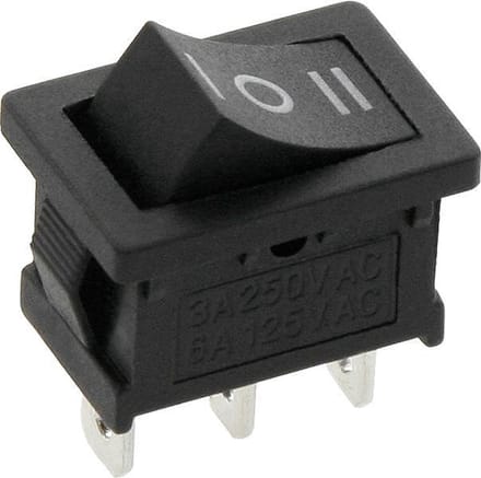 Schakelaar - 3 Standen - 250V 3A