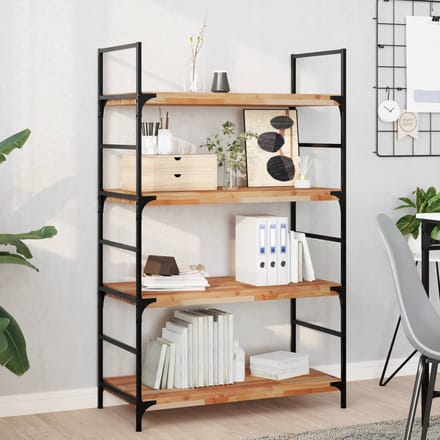 vidaXL - Wandschappen - 2 - st - zwevend - olieafwerking - 80x40x4 - cm - acaciahout