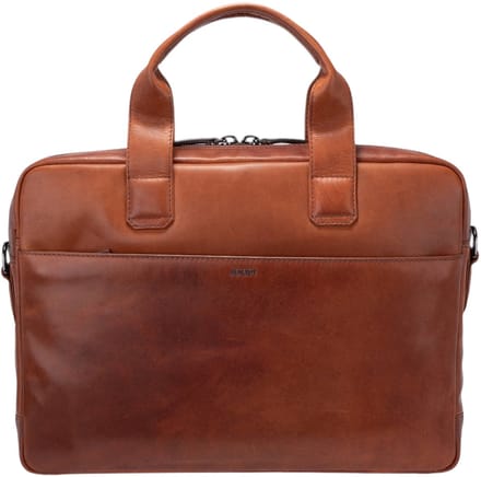 Laptoptas van echt rundleer model 'Cerratano Pandion'