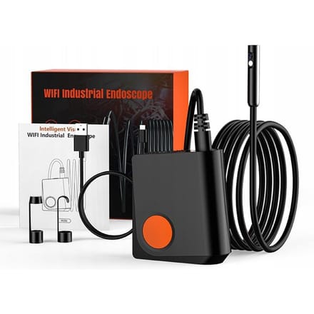 Benetech - Endoscoop Inspectiecamera - Dual Lens - WiFi - 5.5mm - 5 Meter Semi-Rigide Kabel - Full HD - IP67
